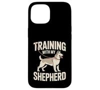 Entraînement de Chien avec Mon Berger Coque pour iPhone 15