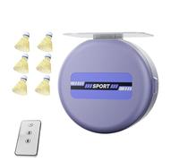 Entraînement de de Badminton : entraîneur de Automatique pour Pratique individuelle, Outil d'amélioration | Dispositif réglable pour Joueur Seul, entraînement réflexe, intérêt