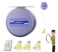 Entraînement de de badminton - Rebound automatique - Pour pratique individuelle - Outil d'amélioration - Appareil réglable pour lecteur solo, entraînement réflex, intérêt