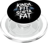 Entraînement de Fitness Kinda Fit Sorta Fat Funny PopSockets PopGrip pour MagSafe