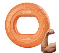 Entraînement de force de préhension - Anneau réglable en silicone de 78 | 5 mm | Cercle de renforcement de la poignée de l'-bras | Équipement d'entraînement des mains Portable pour les mains faible