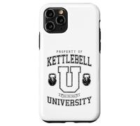 Entraînement de Gym Vintage Varsity Fitness de la Kettlebell University Coque pour iPhone 11 Pro