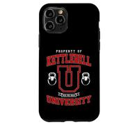 Entraînement de Gym Vintage Varsity Fitness de la Kettlebell University Coque pour iPhone 11 Pro