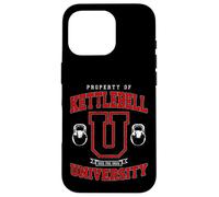 Entraînement de Gym Vintage Varsity Fitness de la Kettlebell University Coque pour iPhone 16 Pro