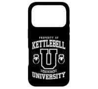 Entraînement de Gym Vintage Varsity Fitness de la Kettlebell University Coque pour iPhone 17 Pro