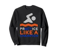 Entraînement de l'équipe de Natation comme Un Nageur Champion Sweatshirt