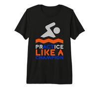 Entraînement de l'équipe de Natation comme Un Nageur Champion T-Shirt Haut de Gamme