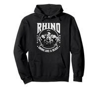 Entraînement de Motivation avec Rhino Grind Like a Beast Pushup Gym Sweat à Capuche