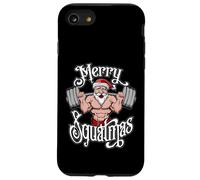 Entraînement de Musculation Amusant Merry Squatmas Santa Coque pour iPhone SE (2020) / 7/8