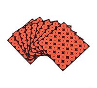Entraînement de précision avec un lot complet de 360 cibles en papier orange fluo à une taille pratique
