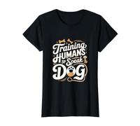 Entraînement des Humains à Parler Chien Amusant T-Shirt Graphique avec Valeur