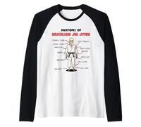 Entraînement drôle de jiu Jitsu Anatomie BJJ Cool Arts Martiaux Manche Raglan