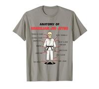 Entraînement drôle de jiu Jitsu Anatomie BJJ Cool Arts Martiaux T-Shirt