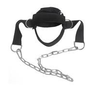 Entraînement du cou - Ceinture de musculation pour tractions | Renforcement pour la musculation | Sangle de cou réglable avec anneau en métal | Ceinture de gym équipement F0R pour entraînement des