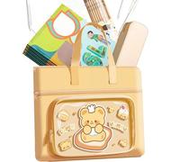 Entraînement du Livre - Étui de fichiers d'animaux Amusants, Porte-Documents Scolaires | Voyage en Avion, Fermeture éclair arrière étanche pour Adolescents Avions Voyages écoles Montant