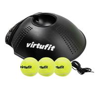 Entraînement du swing de tennis 3 balles avec cordon élastique VirtuFit Jaune 370x9,5x27 cm