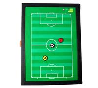 Entrainement Football : Tableau Magnétique D’entraîneur sous Format Carnet en PU, Accessoire de Planification Tactique, Dimensions 31×23 cm