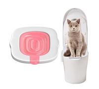 Entraînement IR au Bain pour Chats, dresseur de litière pour Toilettes, entraînement IR aux Toilettes pour Chats | Réutilisable du Train du Pot du Chat