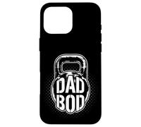 Entraînement Physique avec Kettlebell Dad BOD Father Coque pour iPhone 16 Pro Max