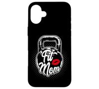 Entraînement Physique Kettlebell Fit Mom Coque pour iPhone 16 Plus
