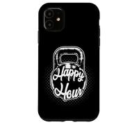 Entraînement Physique Kettlebell Happy Hour Coque pour iPhone 11