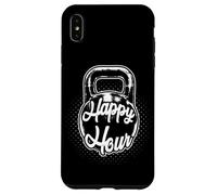Entraînement Physique Kettlebell Happy Hour Coque pour iPhone XS Max