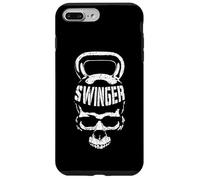 Entraînement Physique Kettlebell Swinger Skull Funny Halloween Gym Coque pour iPhone 7 Plus/8 Plus