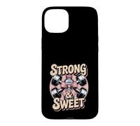 Entraînement Physique Strong & Sweet Gym Girl Coque pour iPhone 15 Plus