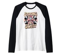 Entraînement Physique Strong & Sweet Gym Girl Manche Raglan