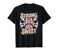 Entraînement Physique Strong & Sweet Gym Girl T-Shirt