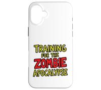 Entraînement pour Le Zombie Apocalypse Survival Fitness Graphic Coque pour iPhone 16 Plus
