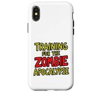 Entraînement pour Le Zombie Apocalypse Survival Fitness Graphic Coque pour iPhone X/XS