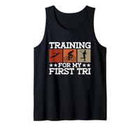 Entraînement pour Mon Premier Triathlon - Triathlète d'entraînement Débardeur