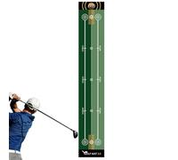 Entraînements de golf matte, putting Übung mit Antirutsch | Tapis d'entraînement de puting, équipement d'entraînement de golf, golf d'intérieur vert avec envers antidérapant pour homme