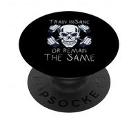 Entraîner Fou ou Rester Le même entraînement de Gymnase du PopSockets PopGrip Adhésif