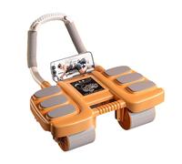 Entraîneur abdominal avec roue de rouleau Ab - Équipement d'entraînement abdominal avec rebond automatique | Entraîneur abdominal à 4 roues | Rouleau abdominal pour entraînement de force centrale