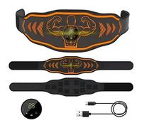 Entraîneur Abdominal Électrique Ems,Ceinture Abdominale,Tonification Musculaire,Environnement Usb,Perte De Poids,Masseur De Fitness,Salle De Sport À Domicile - Type Marron
