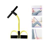 Entraîneur abdominal, équipement d'entraînement abdominaux, corde de tension multifonction, 4 tubes, bande de résistance élastique, corde de tension de yoga, entraînement complet du corps pour fitness