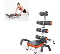 Entraîneur abdominal Twister - Exerciseur de fusée abdominale pliable avec accoudoir réglable et dossier en mousse hautement élastique pour la maison et la salle de sport