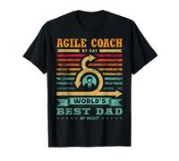 Entraîneur Agile Praticien Scrum Master Agile Coach Papa T-Shirt