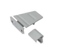 Entraineur arcitech - Décor : Argent - Fixation : A visser - Pour profil : Argent/Blanc - HETTICH