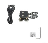 Entraîneur automatique de touches CW avec PCB à double levier, port USB pour ordinateur, émetteur de touche morsetter fait à la main pour la radio à onde courte et l'entraînement d'apprentissage, noir