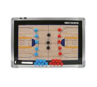 Entraîneur Board de Basketball Magnétique, Basket-Ball Tableau Effaçable à Sec, avec Stylo et Pièces d'échecs Magnétiques, à Suspendre, pour l'enseignement