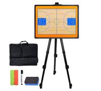 Entraîneur Board de Basketball Magnétique, Panneau Tactique Basketball, avec Trépied Réglable et Accessoires Exclusifs, pour L'entraînement Quotidien