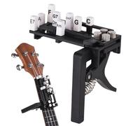 Entraîneur d'accords de guitare | Assistant d' compact | Outil d'entraînement d'accords | Aide pour accords de guitare | Entraînement d'accessoires pour ukulélé, outil aux