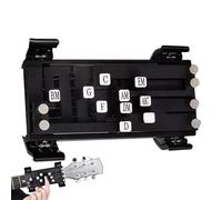 Entraîneur d'accords de guitare - Outil d'apprentissage assisté, presse d'accords portable, accessoire facile à prendre en main pour un placement précis des cordes | Idéal pour s'entraîner à la force