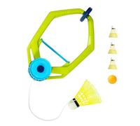 Entraîneur de badminton de rebond - Kit d'entraînement de badminton, outil d'exercice de badminton | Jeu de badminton amusant pour l'intérieur, kit de badminton pour portes intérieures, ni