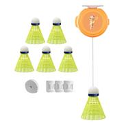 Entraîneur De Badminton - Kit D'entraînement Pour Un Seul Joueur | Appareil D'exercice De Solo Avec Cordes Élastiques Pour L'agilité Et L'entraînement De Puissance En Intérieur, Entraîneur De F