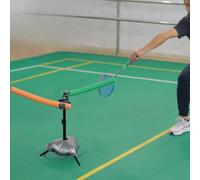 Entraîneur de badminton réglable pour s'entrainer soi-même, améliore les compétences de levage claires et défensives sous les bras, idéal pour l'entraînement en intérieur et en extérieur