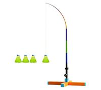 Entraîneur de badminton solo, avec système de automatique, cordon réglable de 65 à 330 cm, outil d'entraînement à un joueur, aide à l'entraînement portable, support de base robuste, pour
